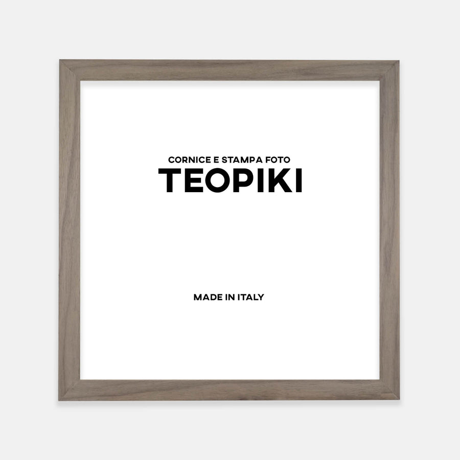 Cornice in legno naturale noce canaletto