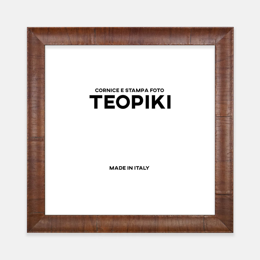 Cornice in radica essenza di legno marrone