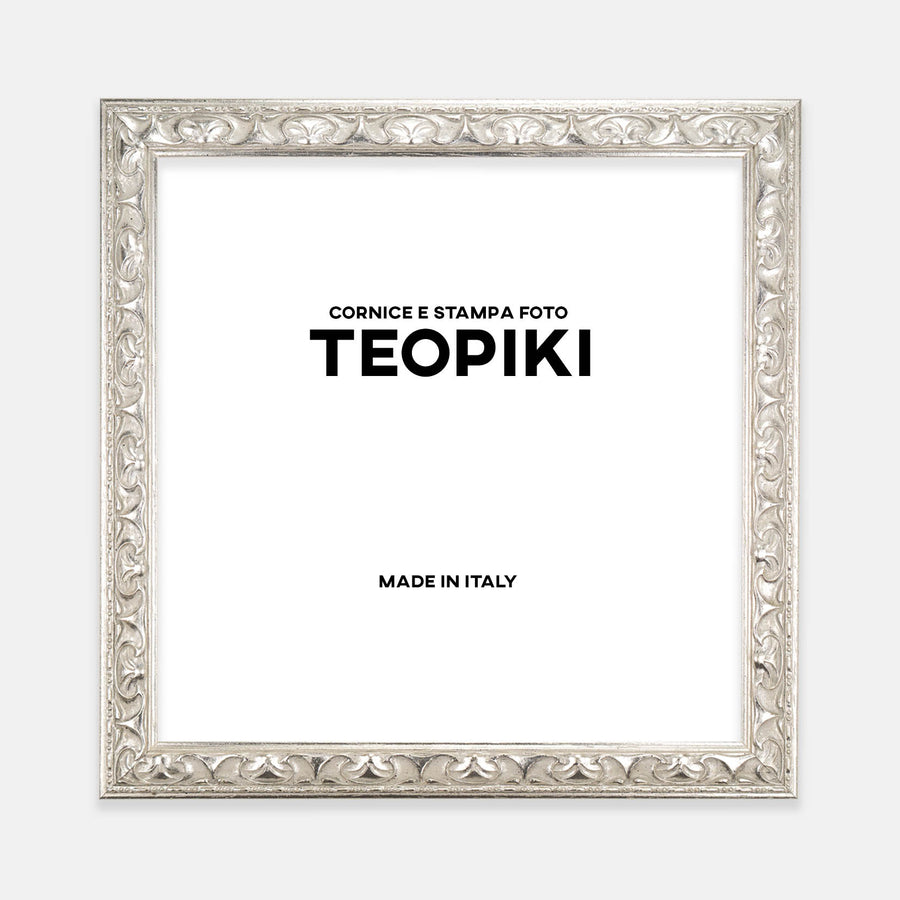 Cornice argento stile classico