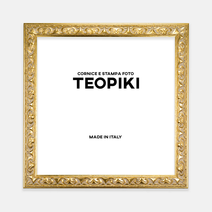 Cornice lavorata oro chiaro