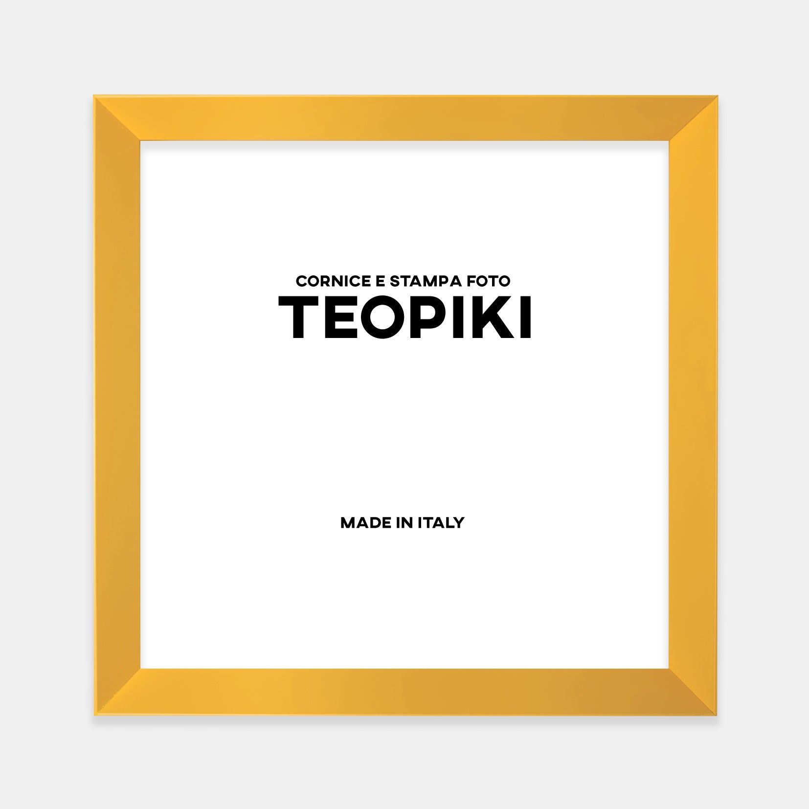 Cornice moderna colorata Gialla