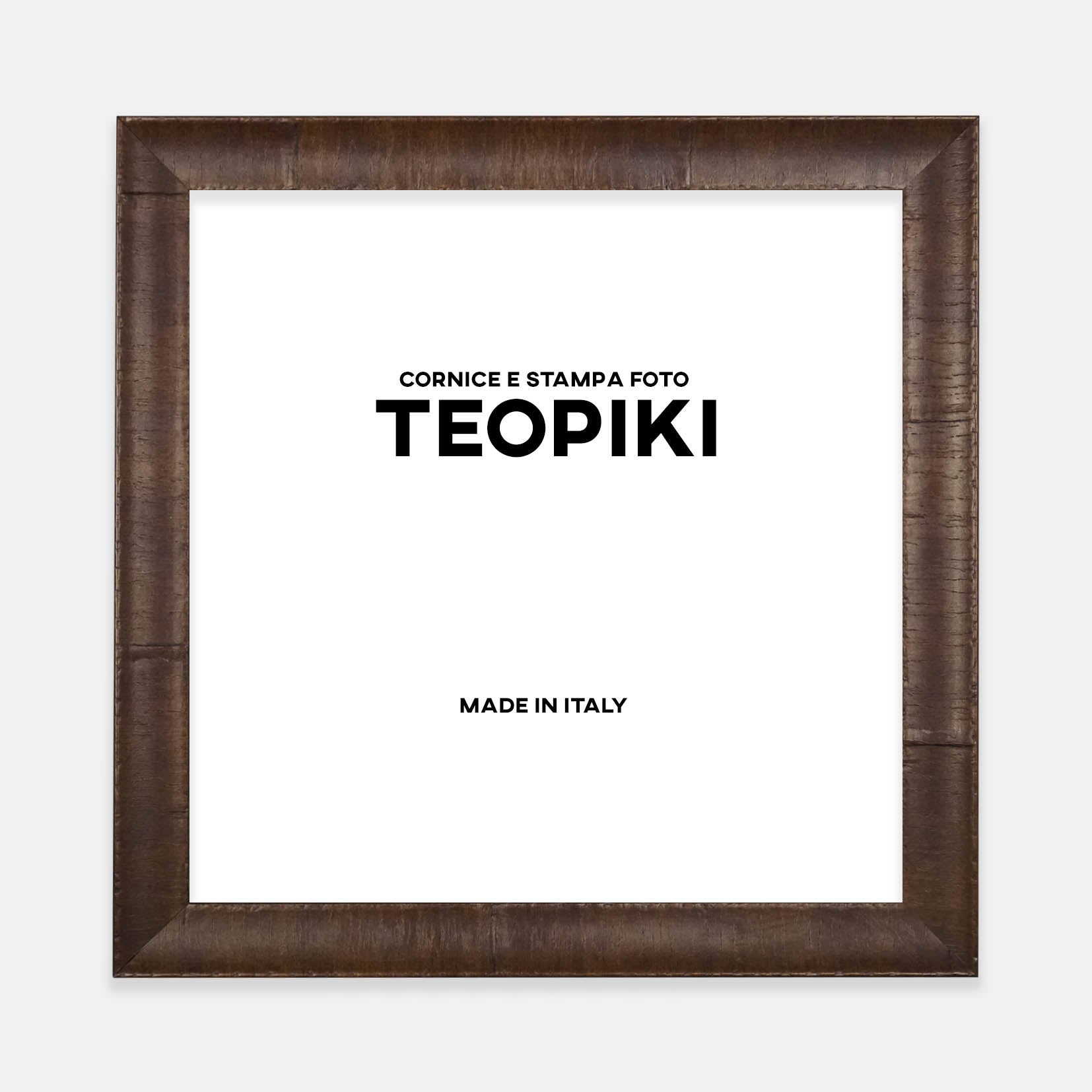 Cornice in radica noce scuro