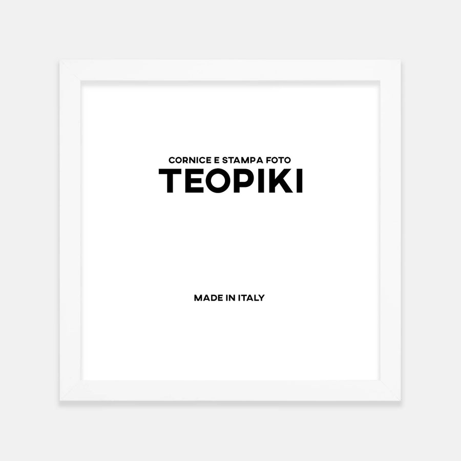 Cornice bianca semplice economica