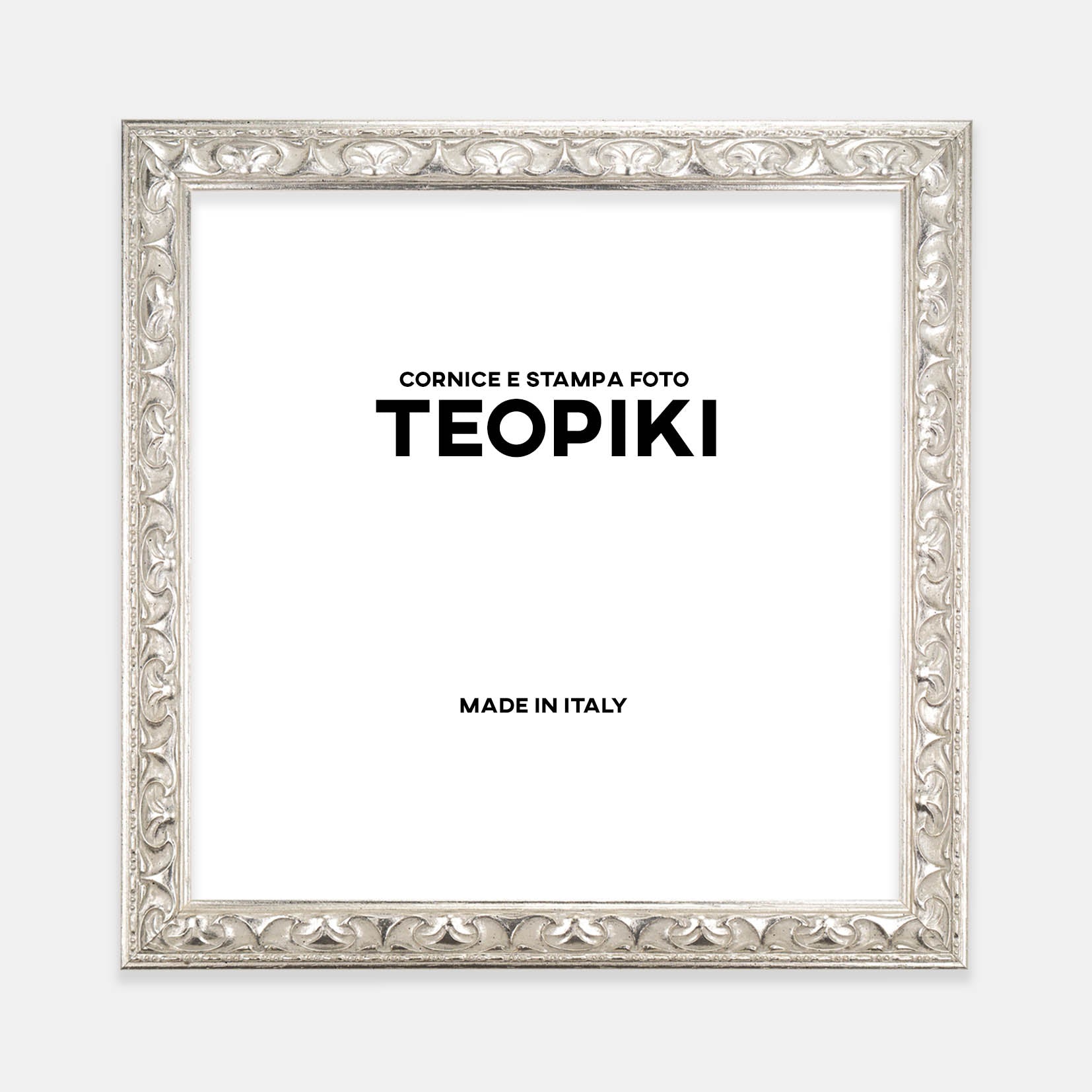 Cornice argento stile classico